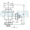 CD-J16B，CD-J25B，CD-J40B，CD-J50B，超高真空擋板閥