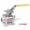 V-358B，對(duì)焊三片式全徑球閥