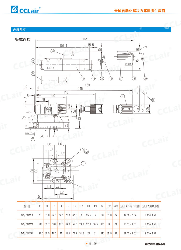 DB,DBW 50型先導(dǎo)式溢流閥,電磁溢流閥-6