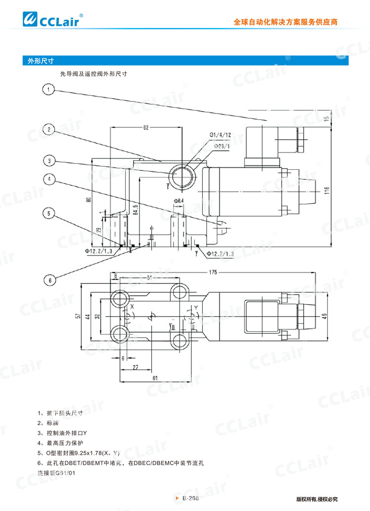 DBE、DBEM型先導(dǎo)式比例溢流閥-5