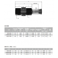 BDE64-50/100B，LEBDE64-50B，BDE64-50/100,LEBDE64-50，大型可調(diào)節(jié)液壓緩沖器BDE6425-64150